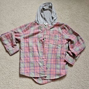 Bke Youth Flannel Buttonup L